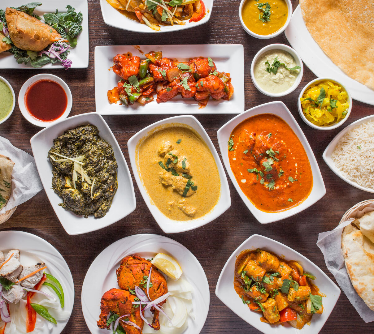 The Best Indian Restaurants In Chicago DoorDash Blog   BestIndianChicago Mild2Spicy Group Feature 