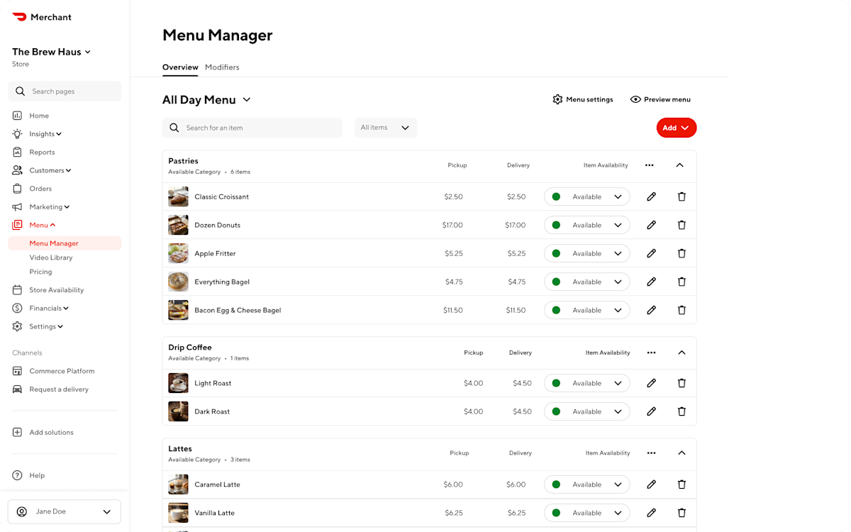 Mx - Portal - Menu Manager