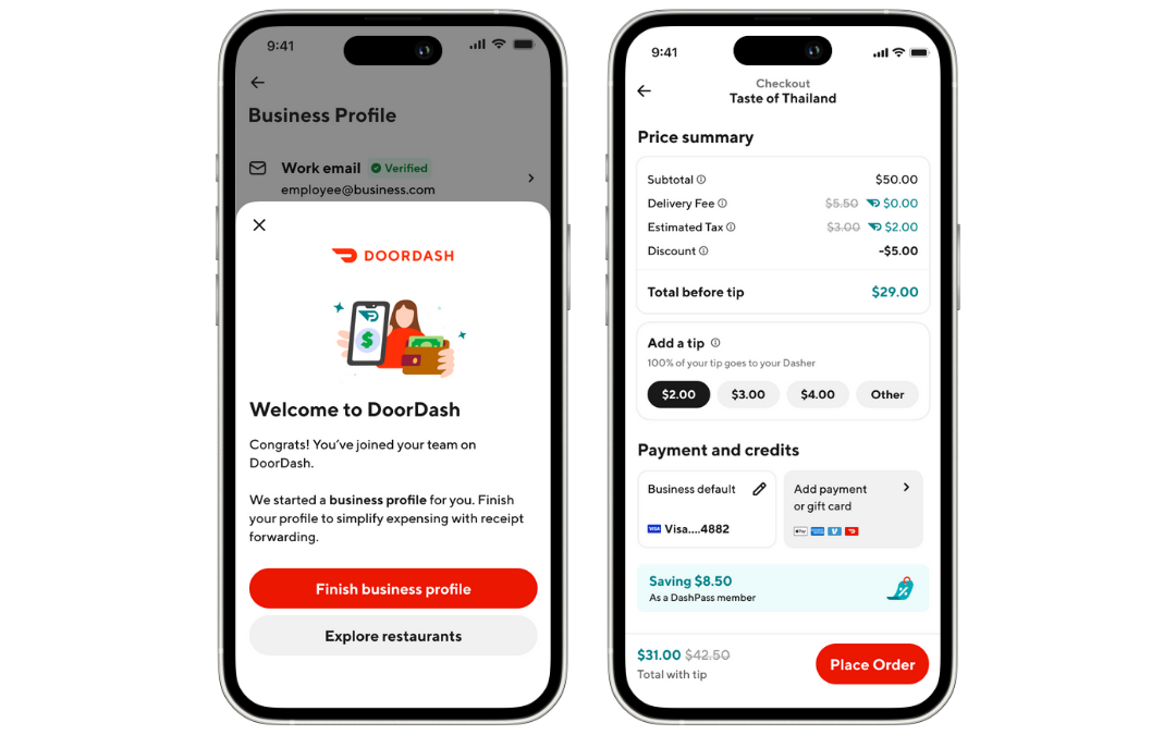 DDfB - Business Sign Up + DashPass