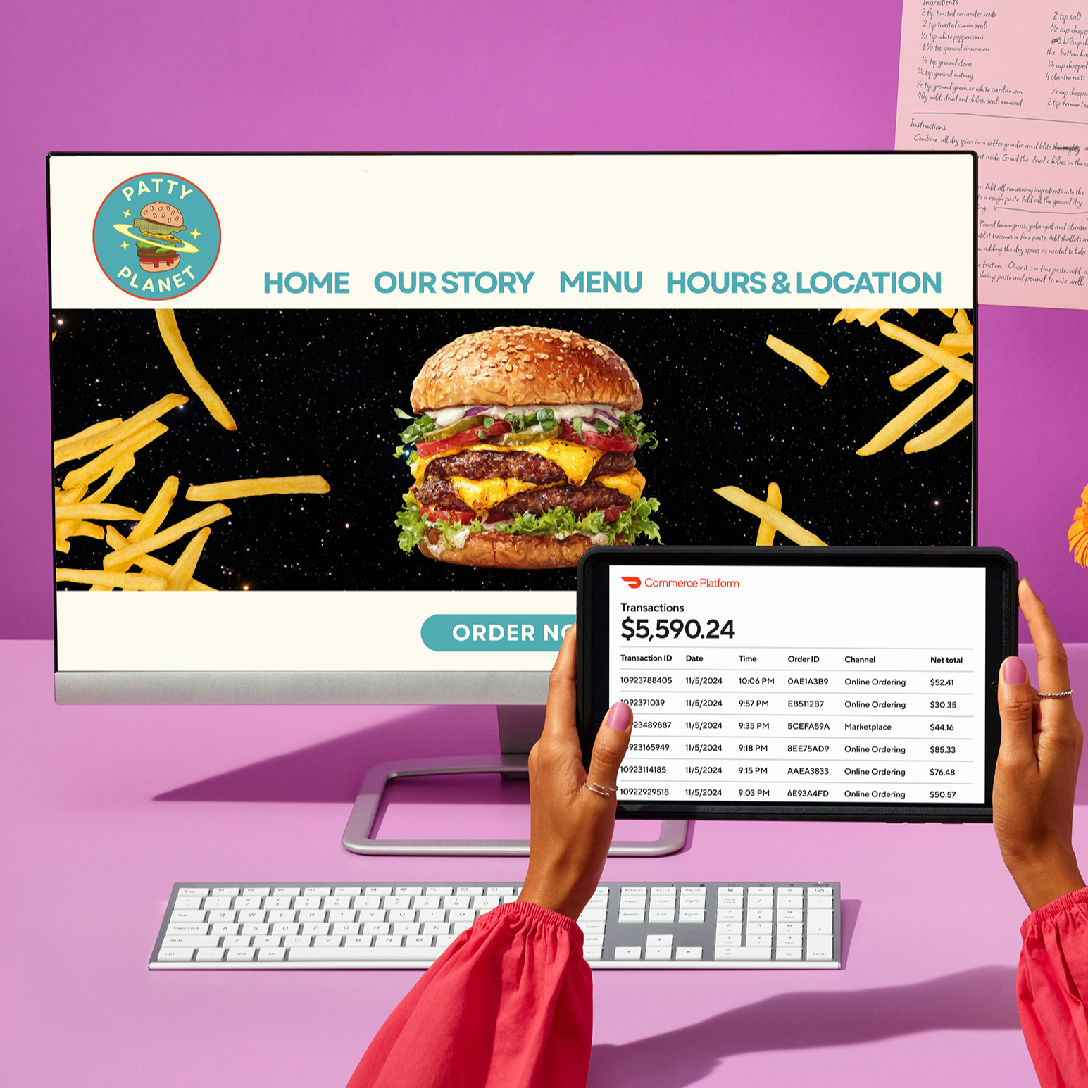 Mx - DCP - Restaurant Website - Header