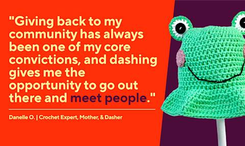 Dx Blog - I Dash So I Can Crochet: Meet Dasher Danelle O. - Giving back to community