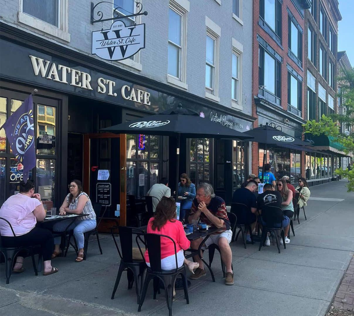 Exterior of Water St. Cafe