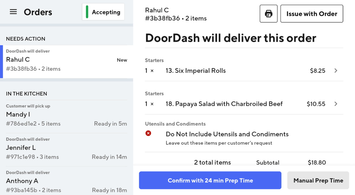 DoorDash Is Finally Letting Restaurants Deliver Food Themselves