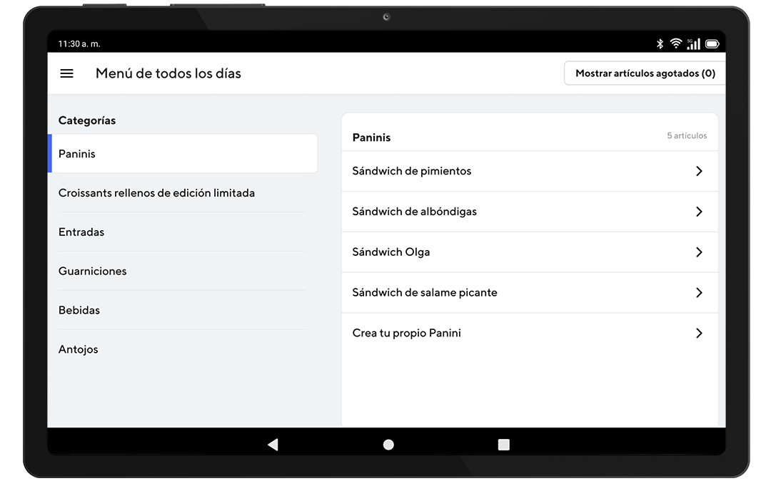 Mx - Learning Center - Set Up Your Tablet - Menu - ES-US