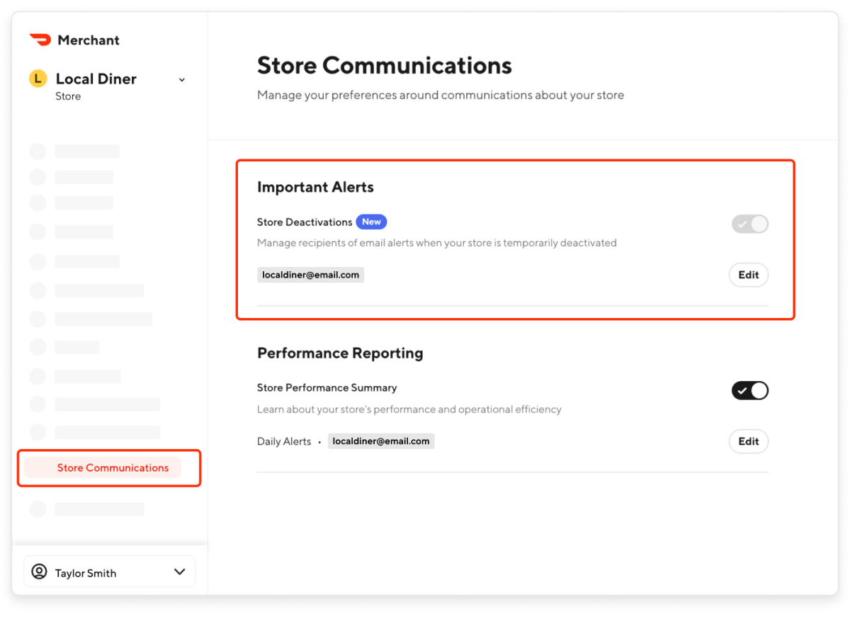 How to Adjust Your Communications in the Merchant Portal