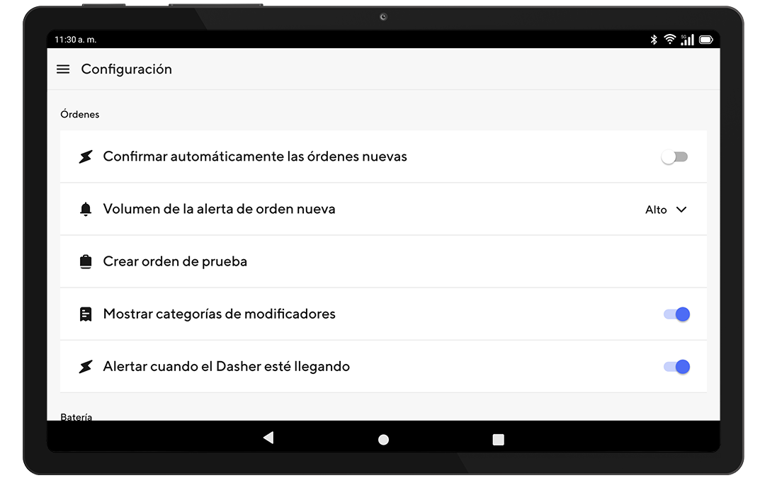Mx - Learning Center - Set Up Your Tablet - Test Order - ES-US