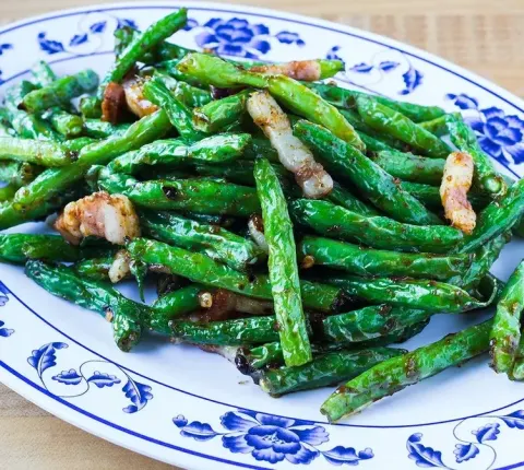 Hawker Fare - blistered green beans