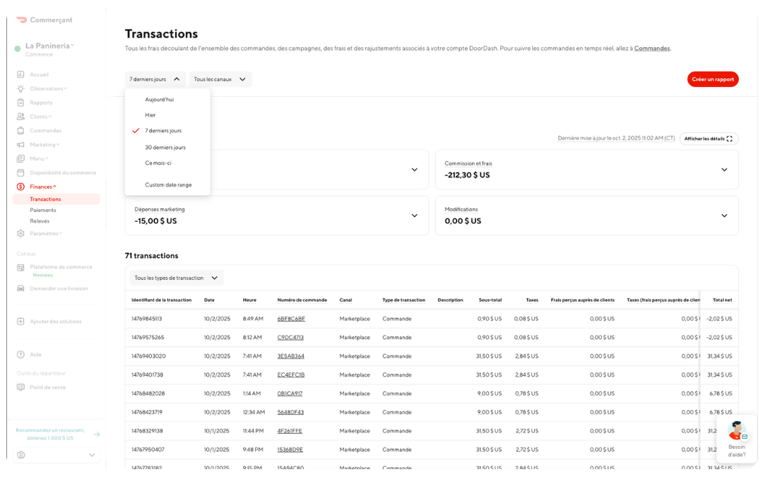 Mx - Payouts - Transactions - FR-CA