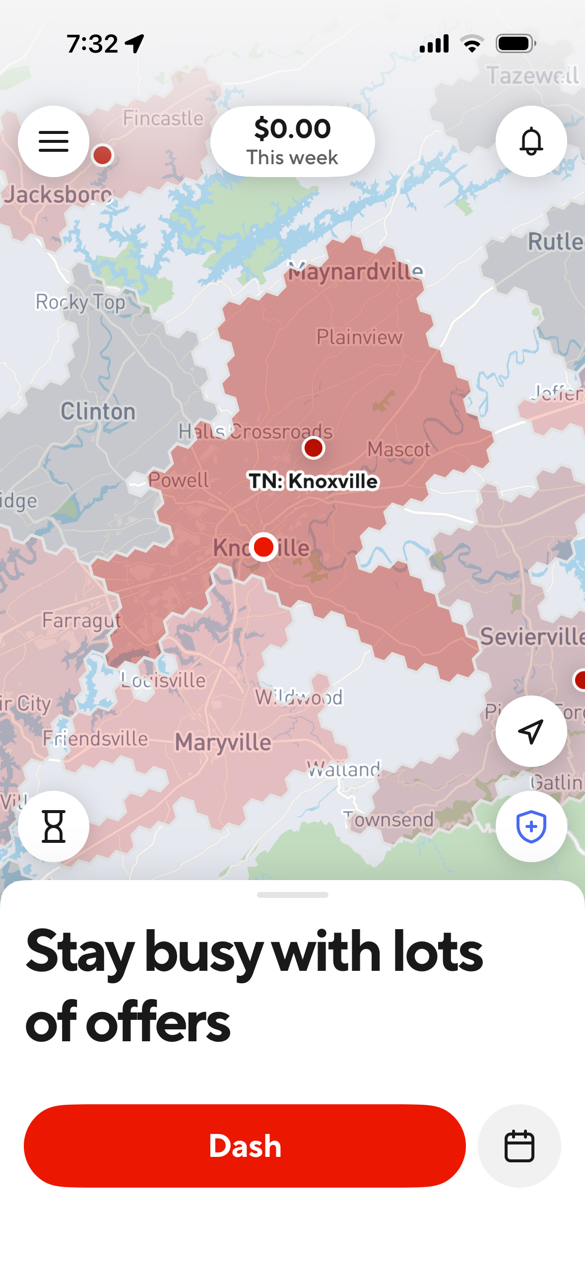 Dx - Cities - Knoxville - Best Areas to Dash Image