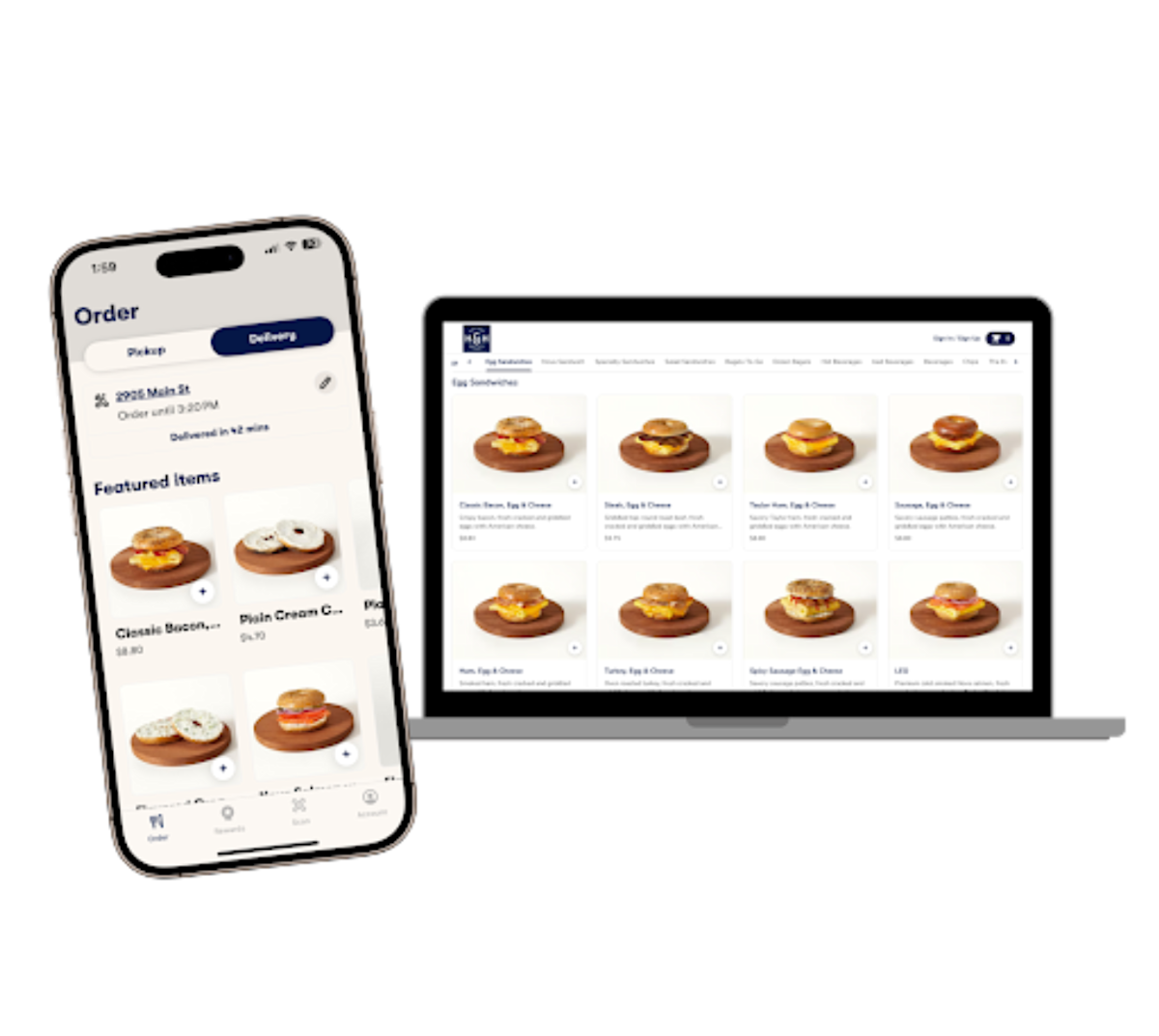 Mx H&H Bagels - DCP Online Ordering Mobile Apps screenshot
