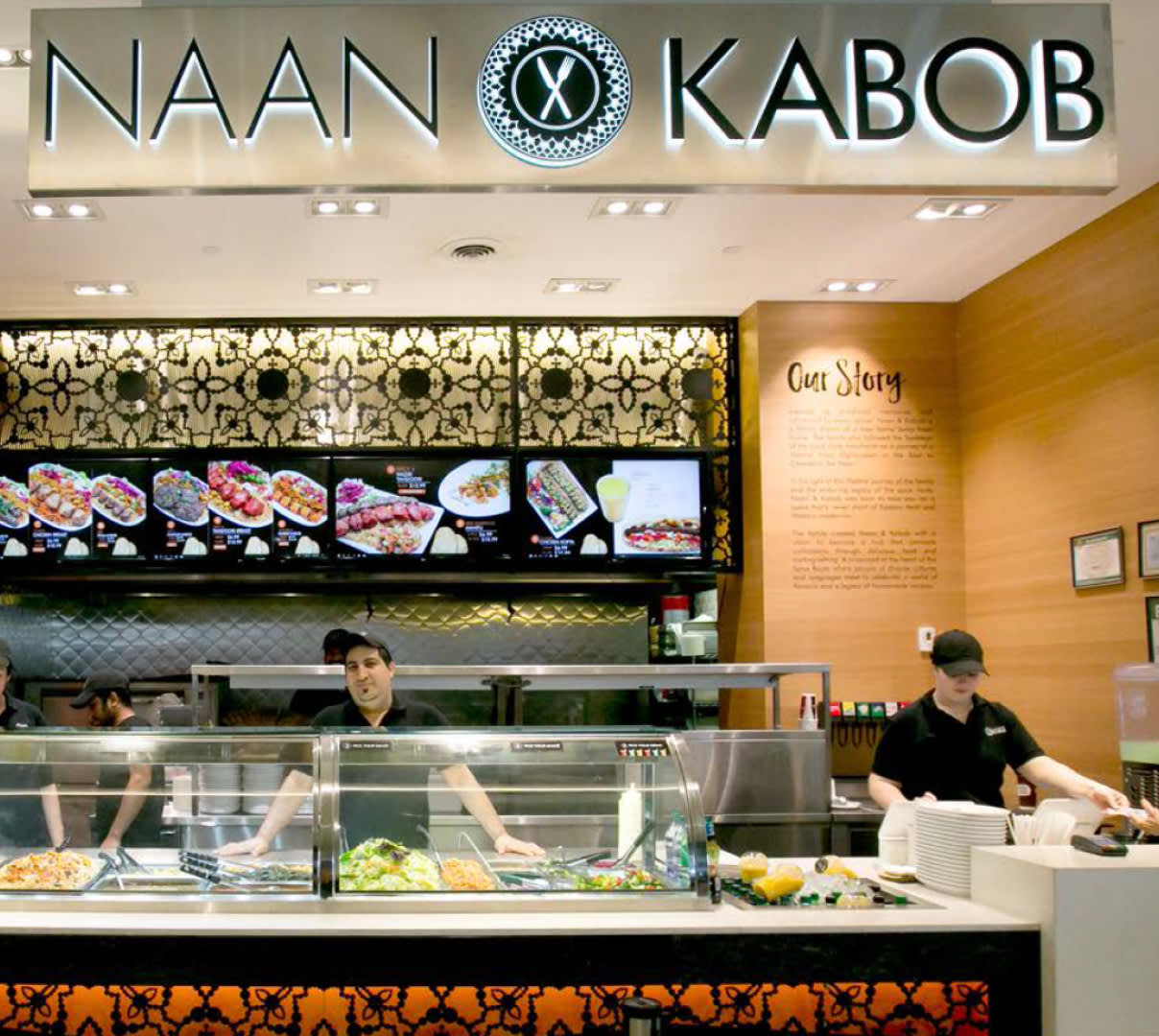 Naan & Kabob restaurant interior