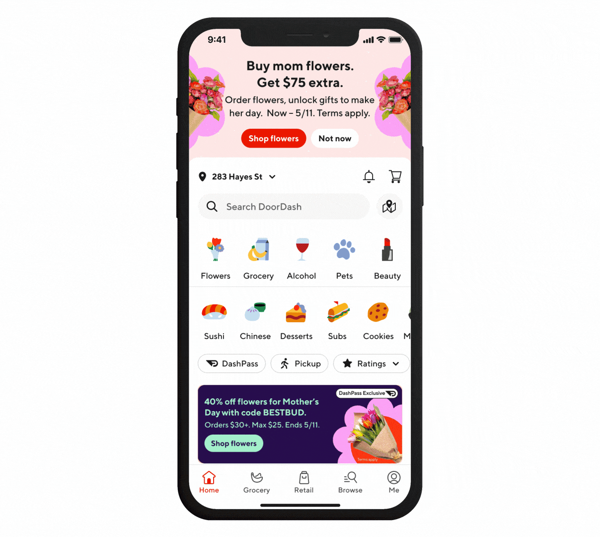 send-mom-flowers-get-up-to-75-in-gifts-with-doordash-doordash