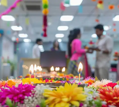 DDfB - Blog - Diwali Celebration Ideas - Office