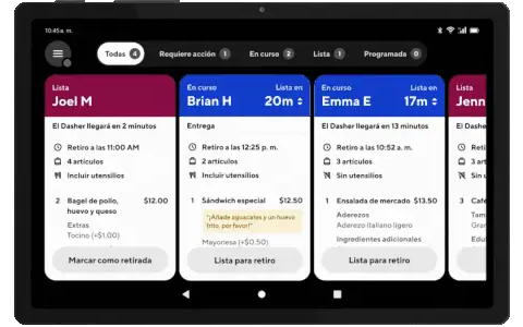 Mx - Learning Center - ORS - Dasher Arriving - ES-US