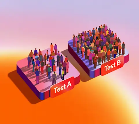 Ads Image - Test A vs Test B Illustration