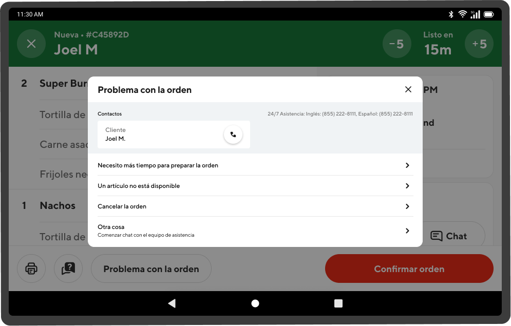 Issue with order - ES