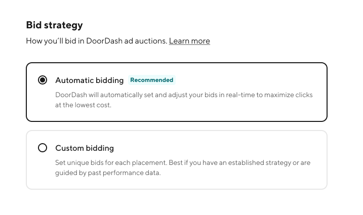 Ads Sponsored Product - Budget Screenshot