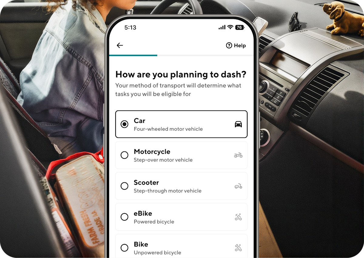 Dx - Dasher App - Setting up your dash type