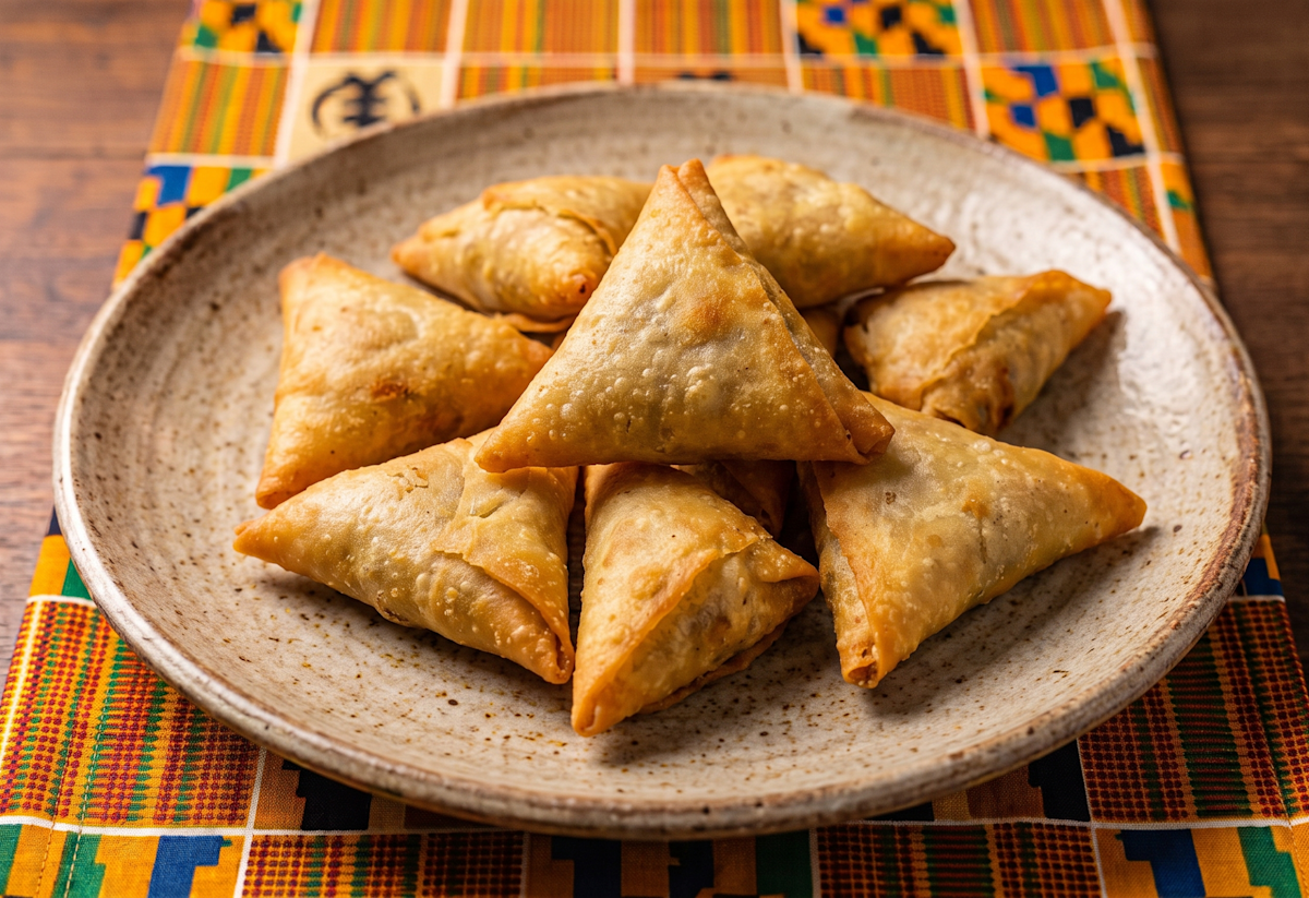 A plate of Sambusa