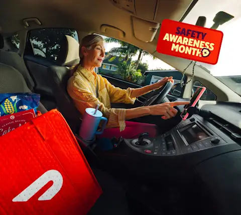 Dasher driving car safety month awareness - Desktop