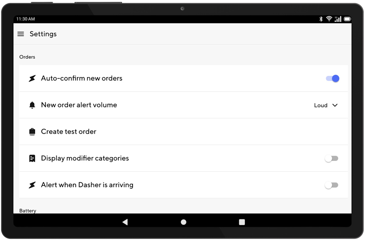 Mx - Tablet - Auto Confirm