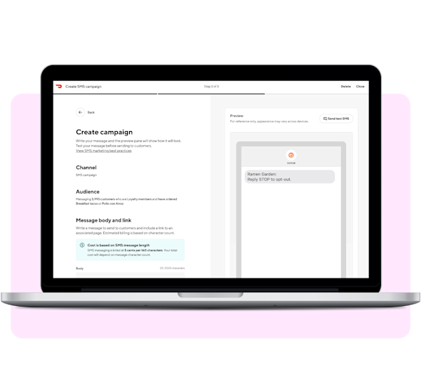 Mx - Products - Advanced Email and Text Marketing -  How it works image