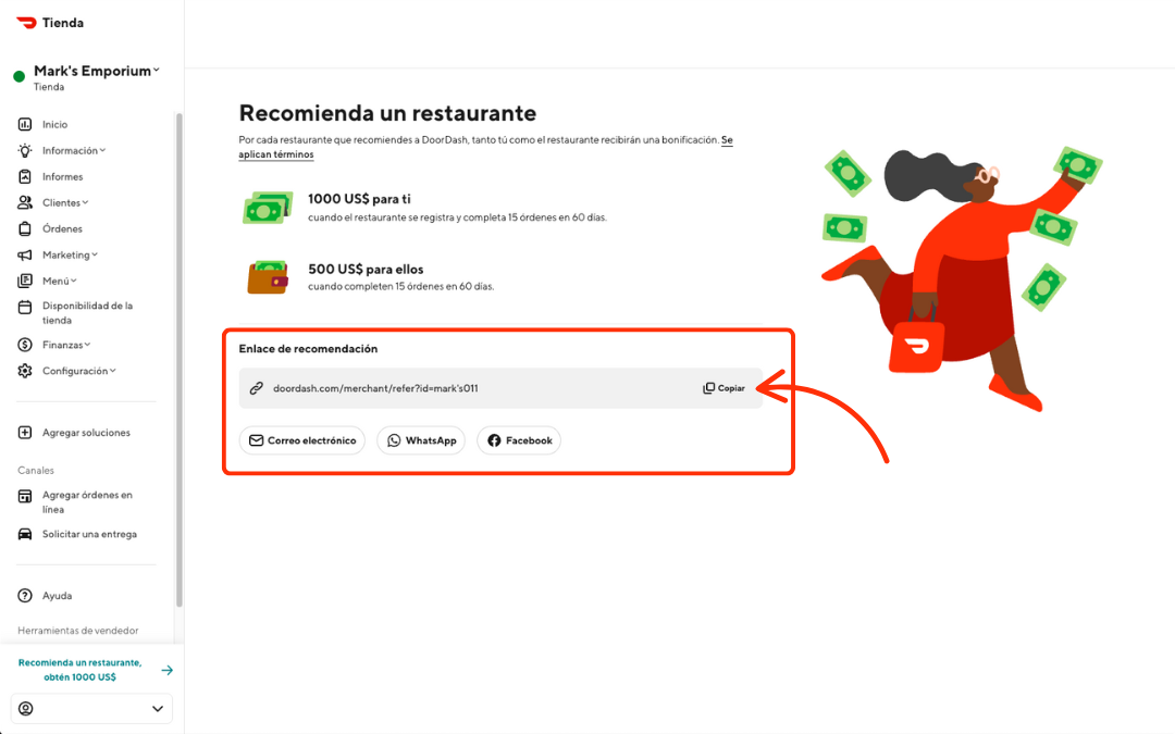 Mx - LC - Refer a Restaurant 2 - ES-US