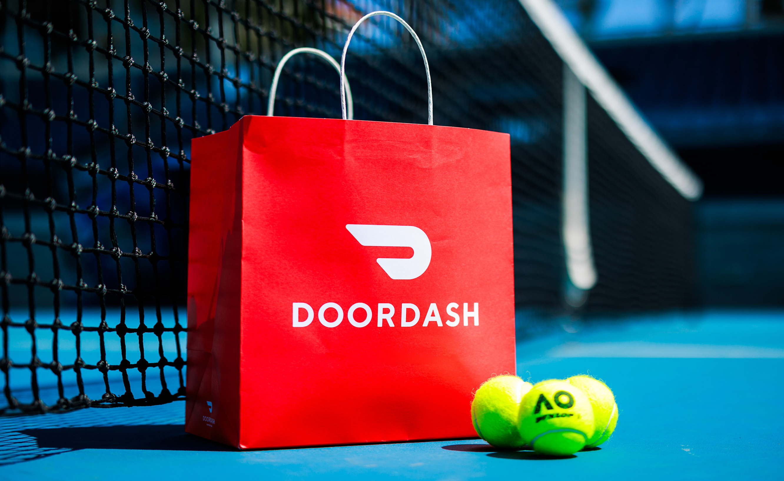 DoorDash serves up a new way for fans to order food at the Australian Open