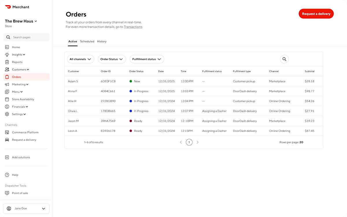Mx - Portal - Orders
