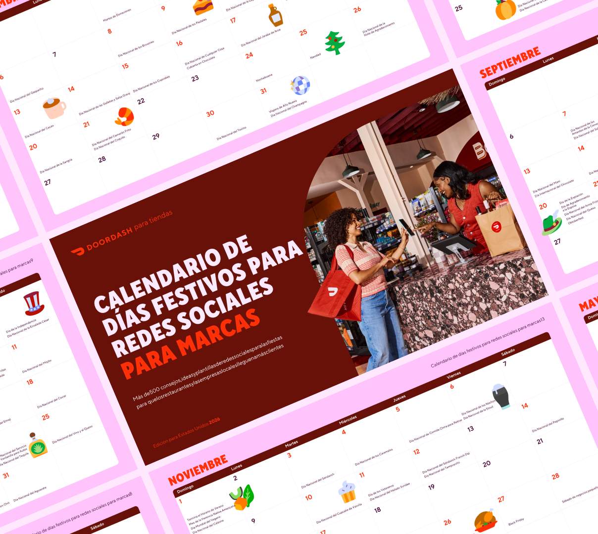 DoorDash 2026 Social Media Marketing Guide for Merchants (ES-US)