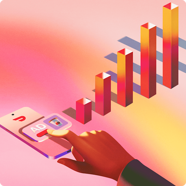 Ads Image - Click bar graph