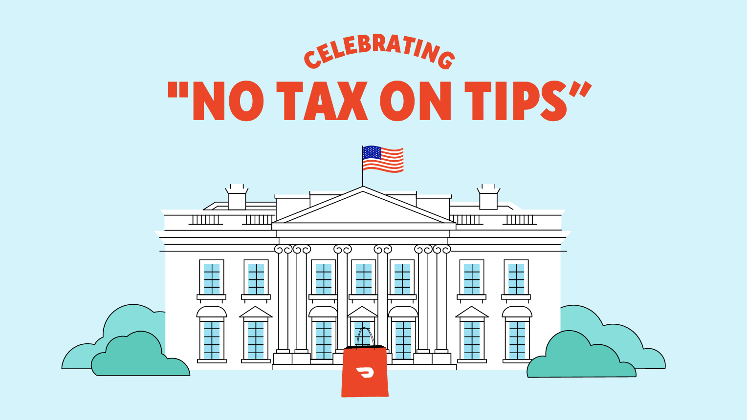 Dasher Completes First Ever White House Delivery to Mark Impact of No Tax on Tips