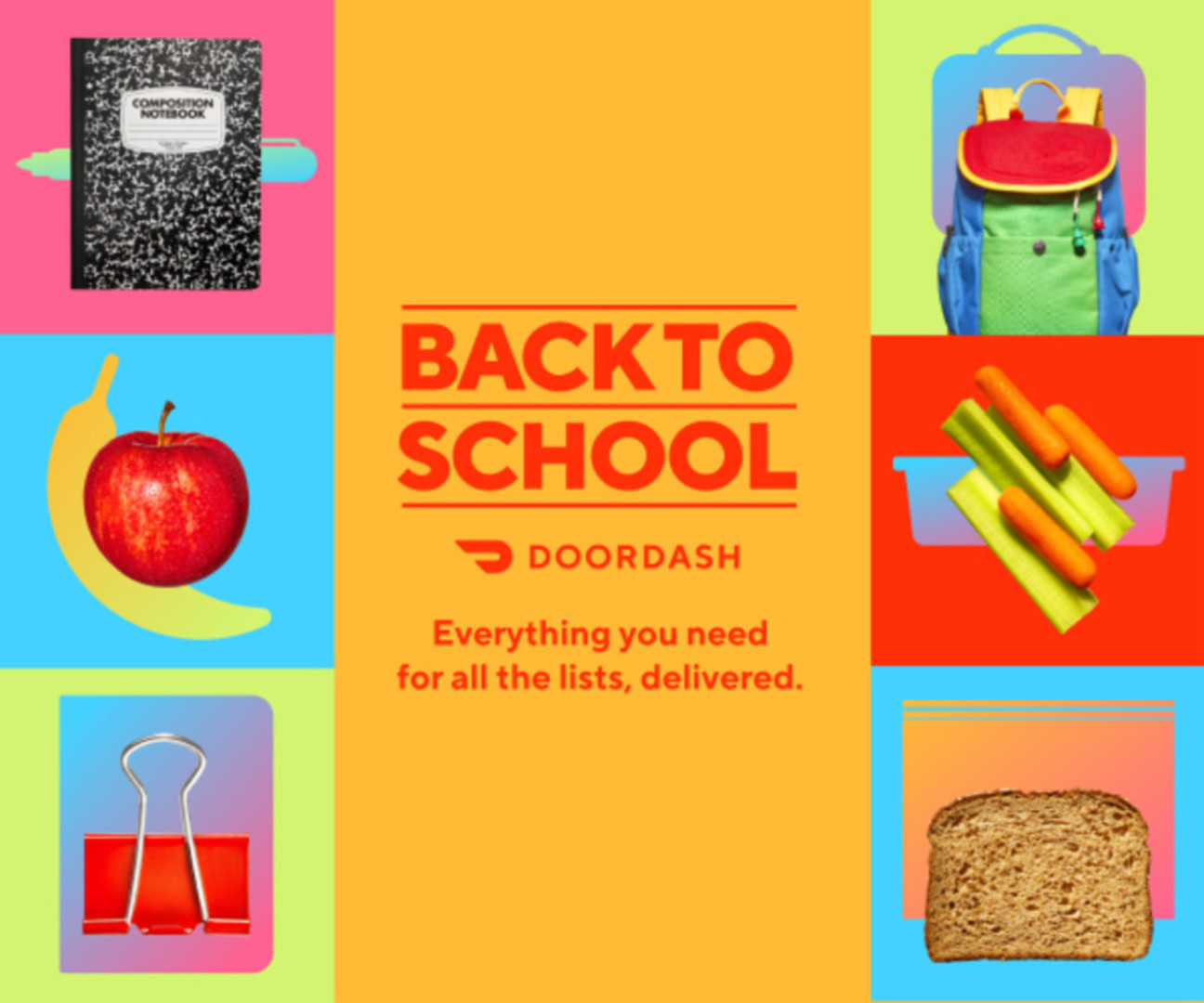 DoorDash Launches BacktoSchool Deals Hub, Featuring Up to 30 Off on