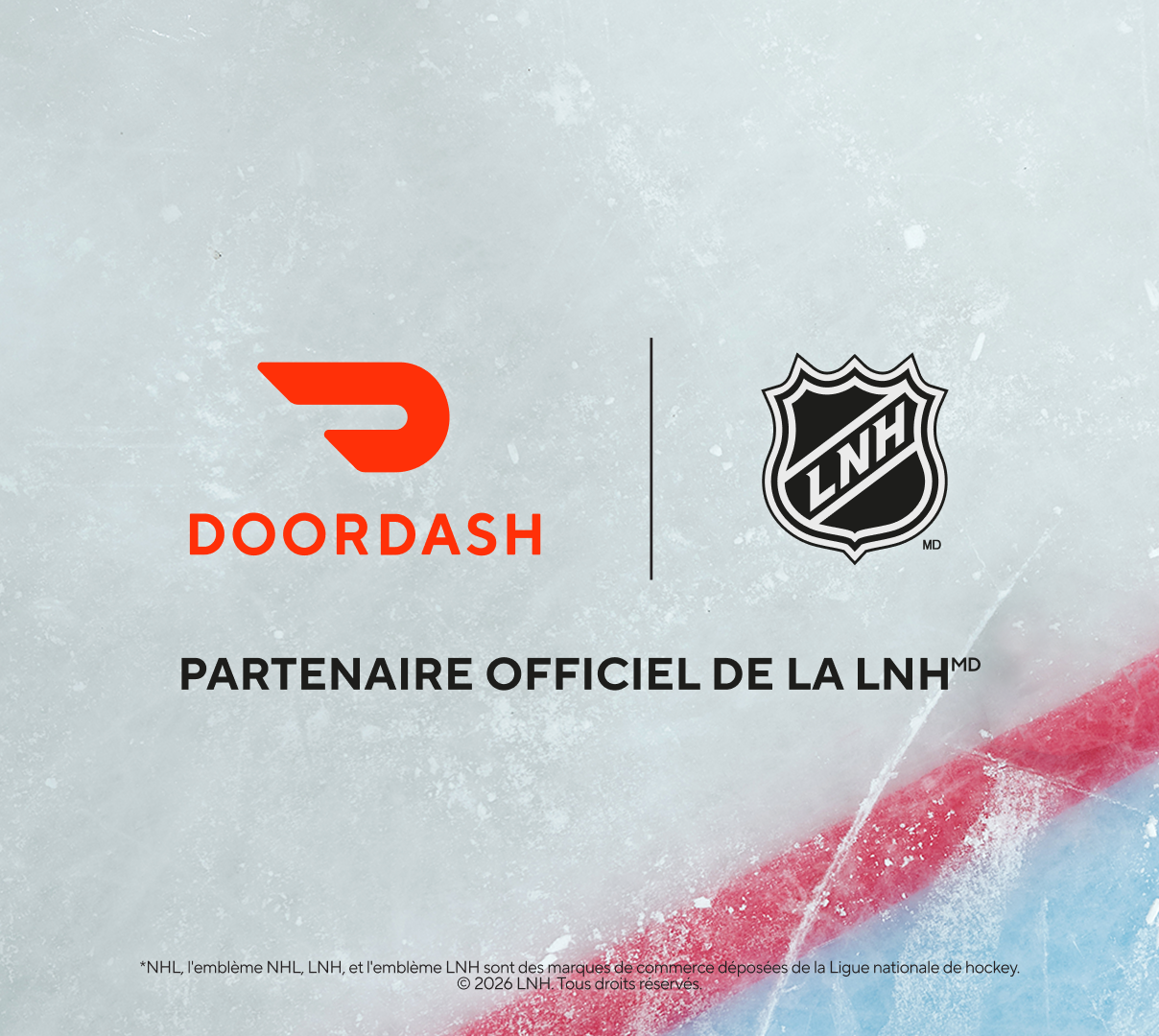 NHL and DoorDash – Newsroom Post Hero Image (FR)