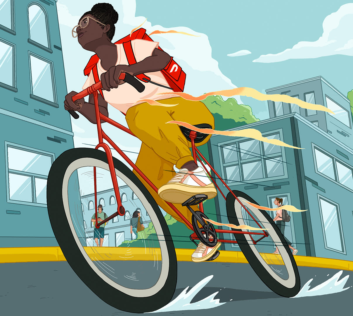 Dx Blog (US/CA/AU/NZ) - Three Steps to Maximize Your Earnings - Illustration of Bike Dasher