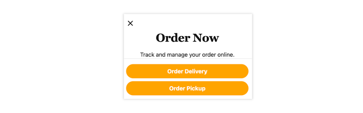 Mx - Commerce Platform - Araraujo's - Order Now buttom