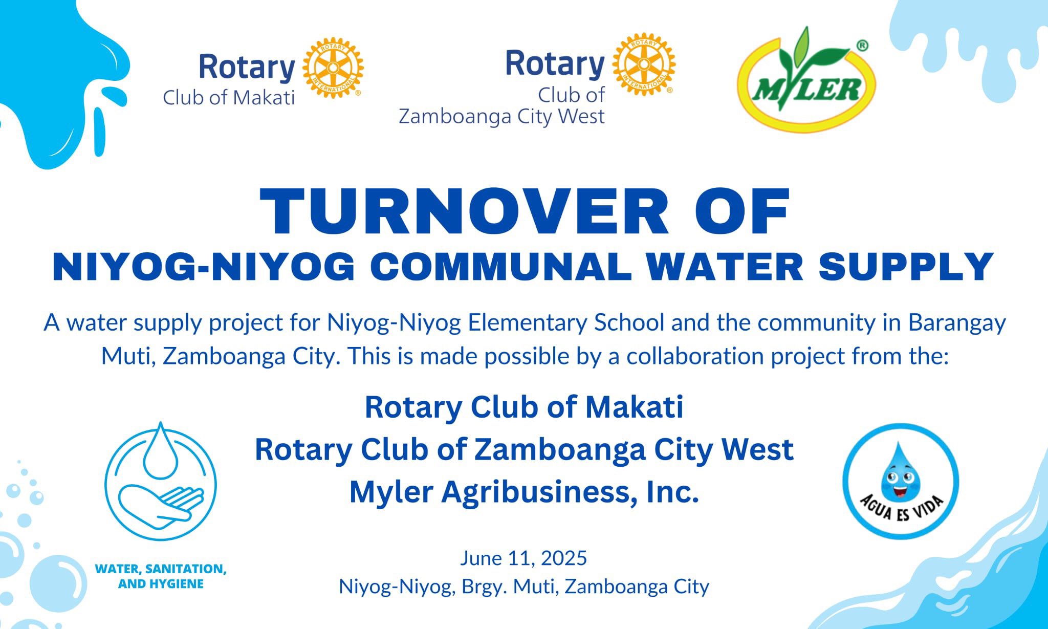Turnover of Niyog-Niyog Communal Water Supply