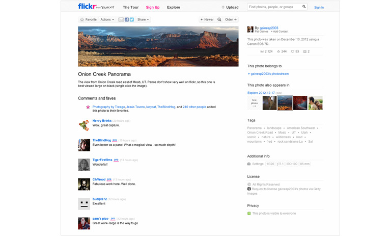 flickr old photo page