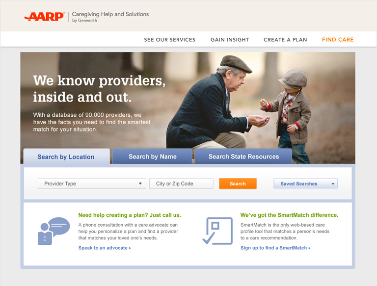 Genworth AARP Find Care