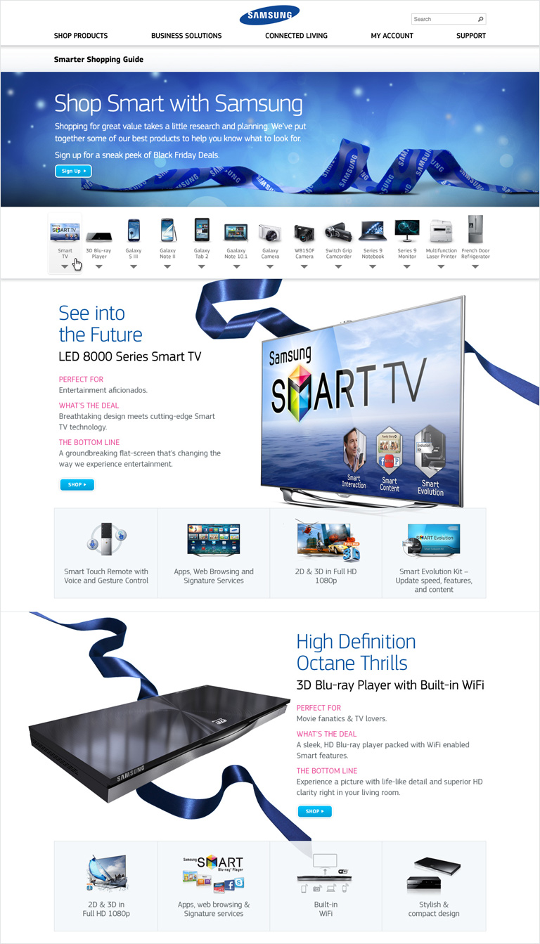 Shop Smart with Samsung