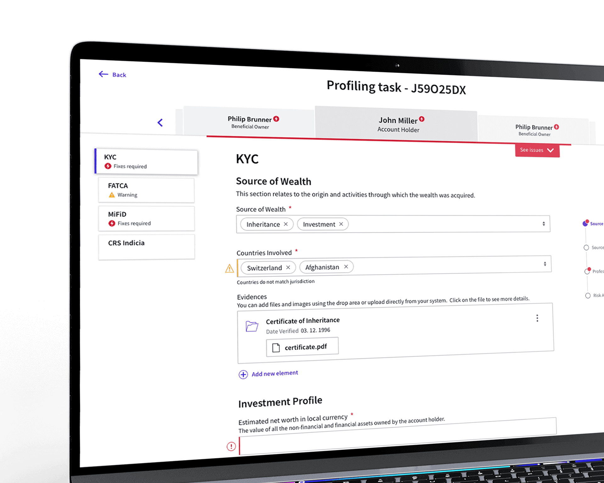 Improved compliance for Investec MID