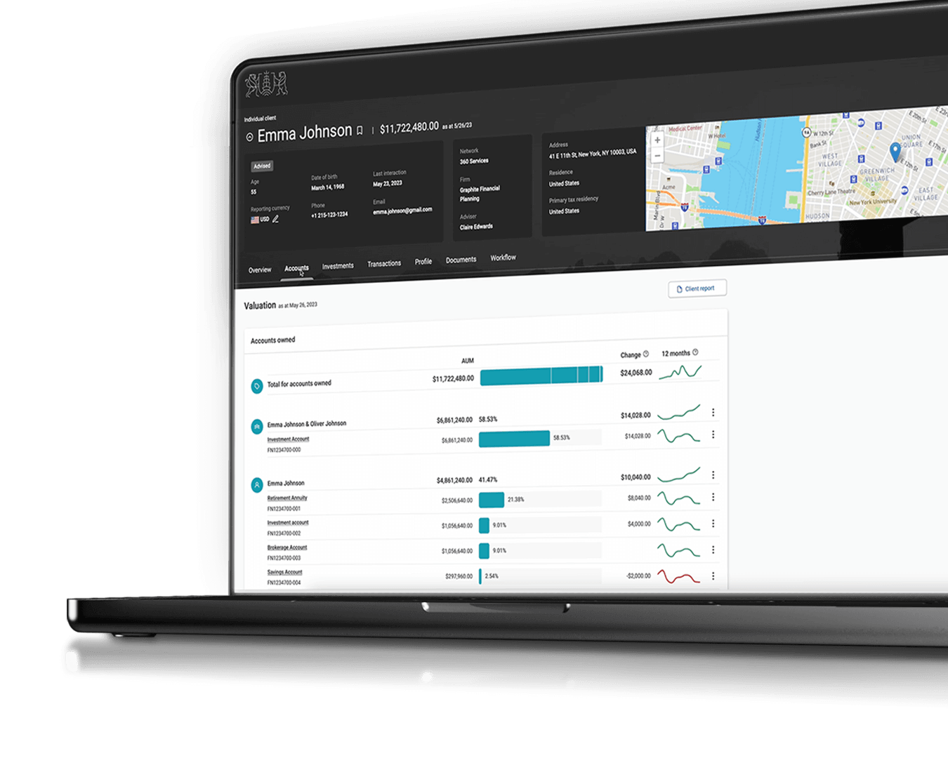 Bergos 1 UBS 1 WHITE Perspective Laptop 5x4 TOP