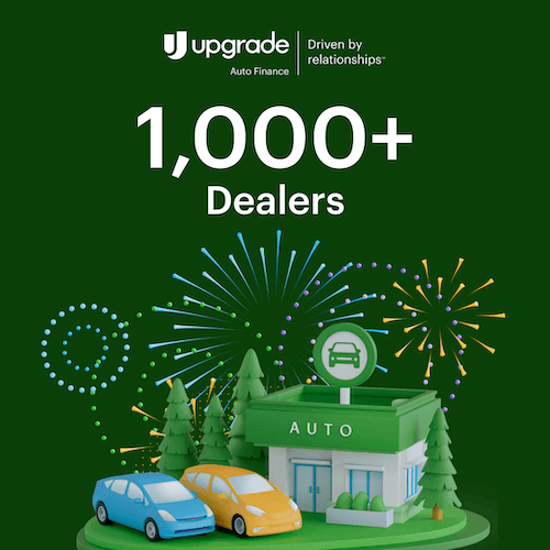 Upgrade, Inc. Partners with Over 1,000 Dealers for Rapidly Growing Auto Financing Program | Upgrade