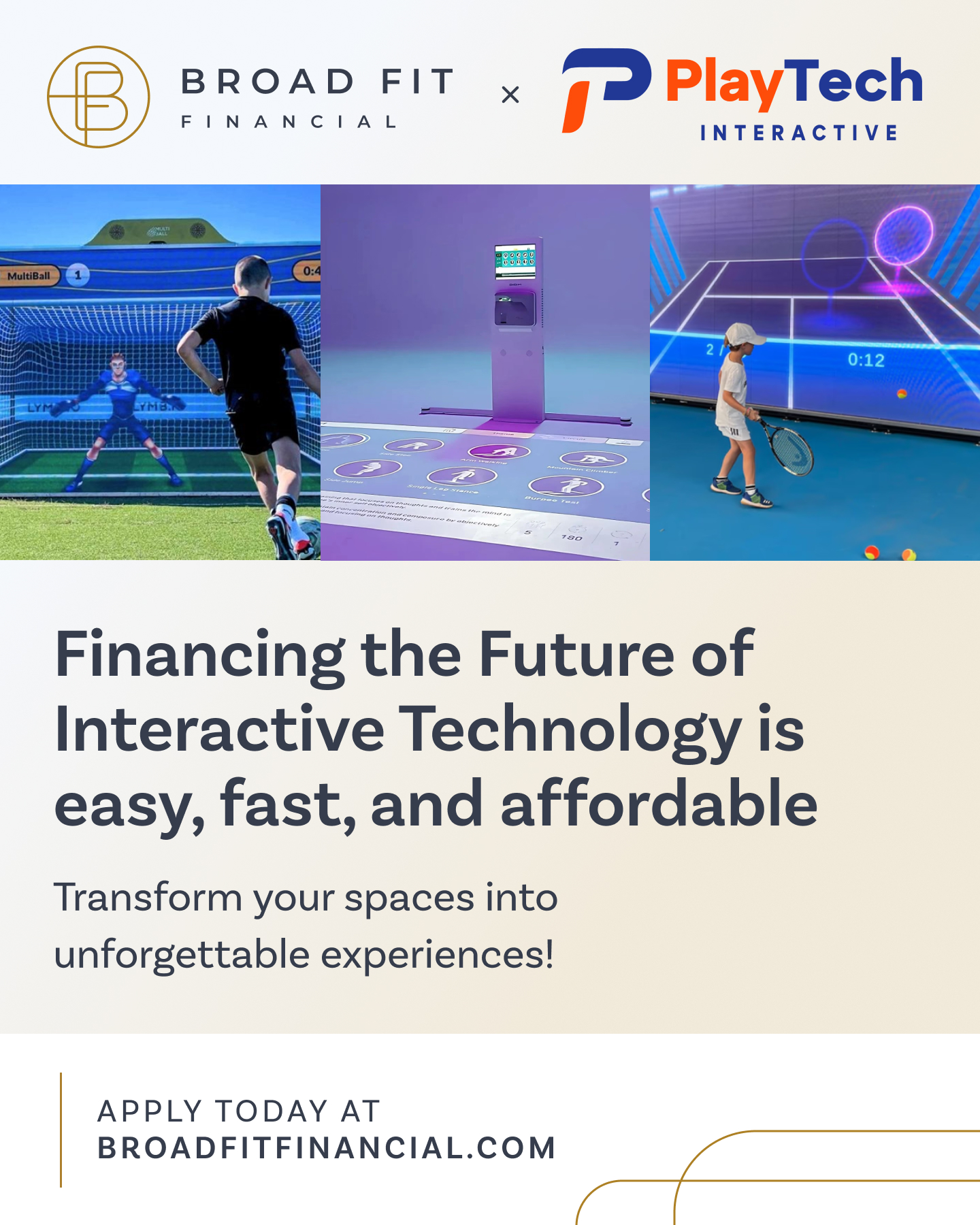 Broad Fit Financial Is Partnering with PlayTech Interactive