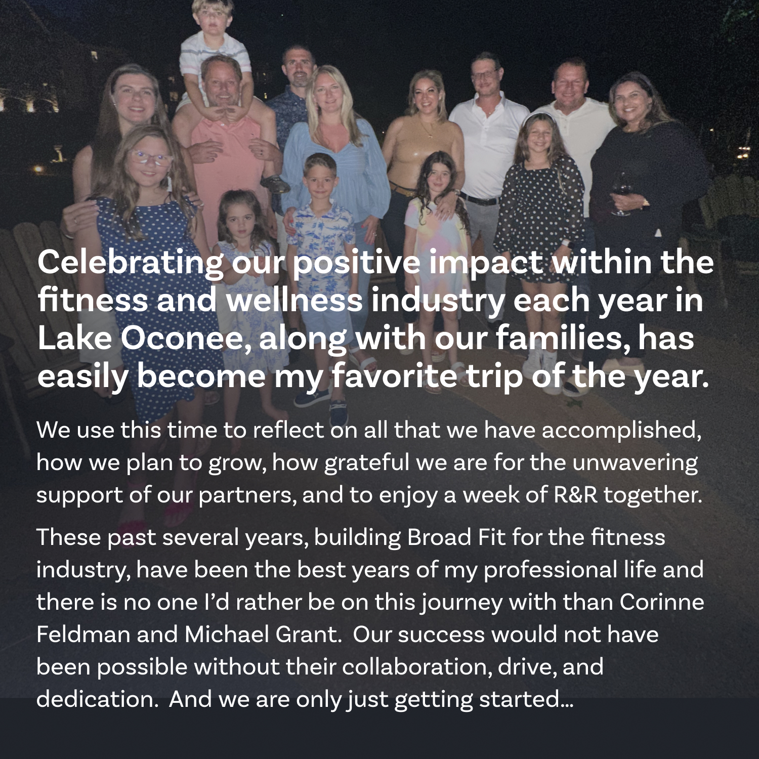 Broad Fit Financial Celebrates 2 Year Anniversary at Lake Oconee