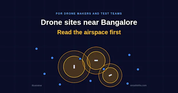 Drone Companies Near Bangalore: Choosing a Factory or Test Site Against the Airspace Map