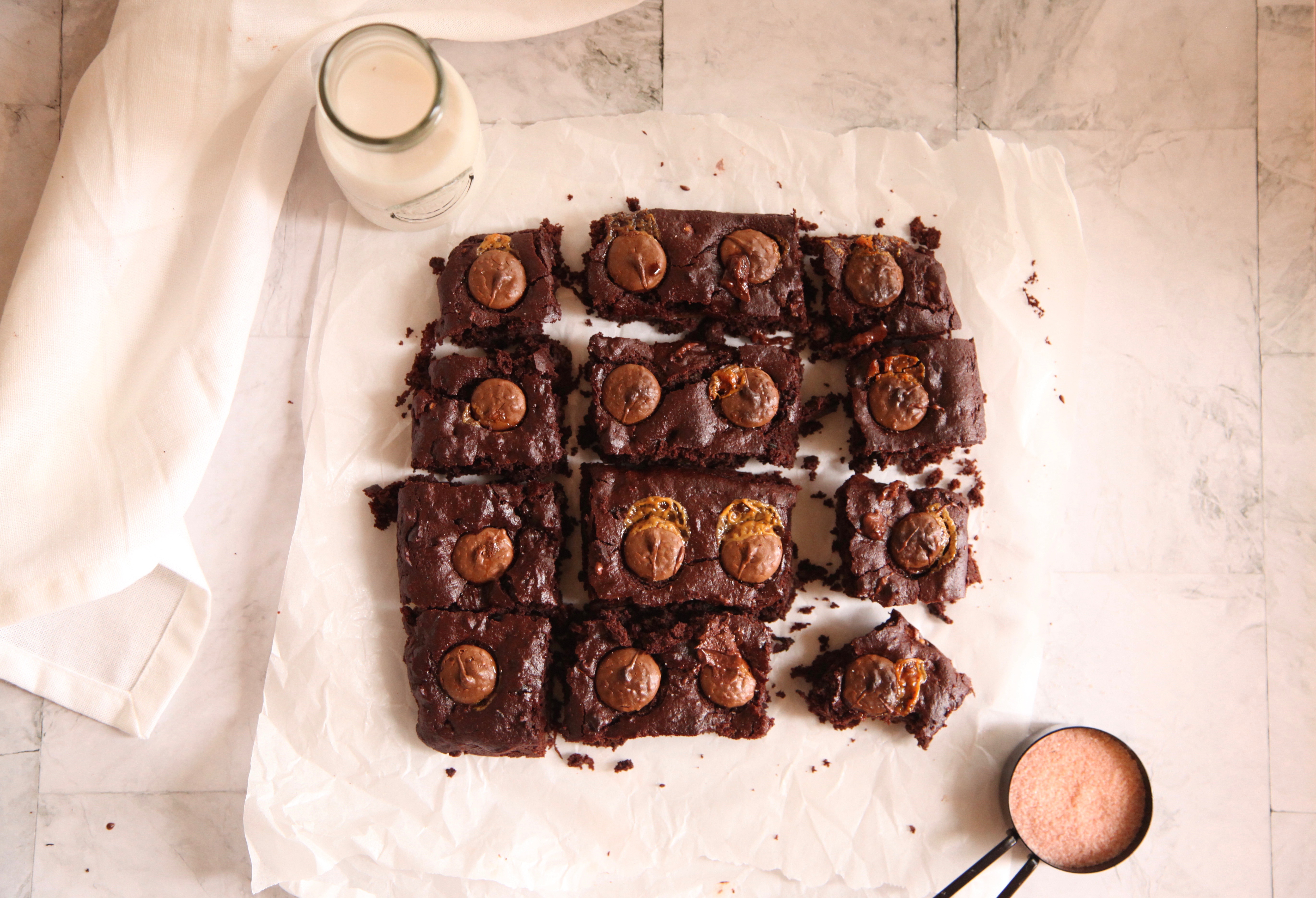 Zucchini Cacao & Walnut Brownie