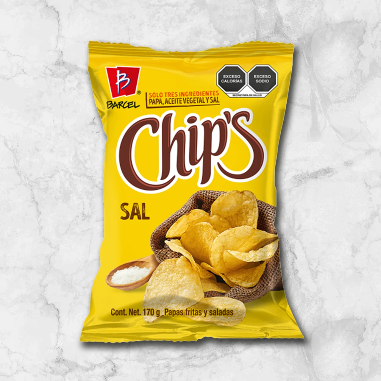82456 WFMex Packaged BARCEL CHIPS SAL 170G Abarrotes