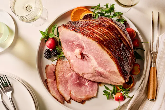 3429- Fully cooked Bone-in Berkshire Spiral Ham