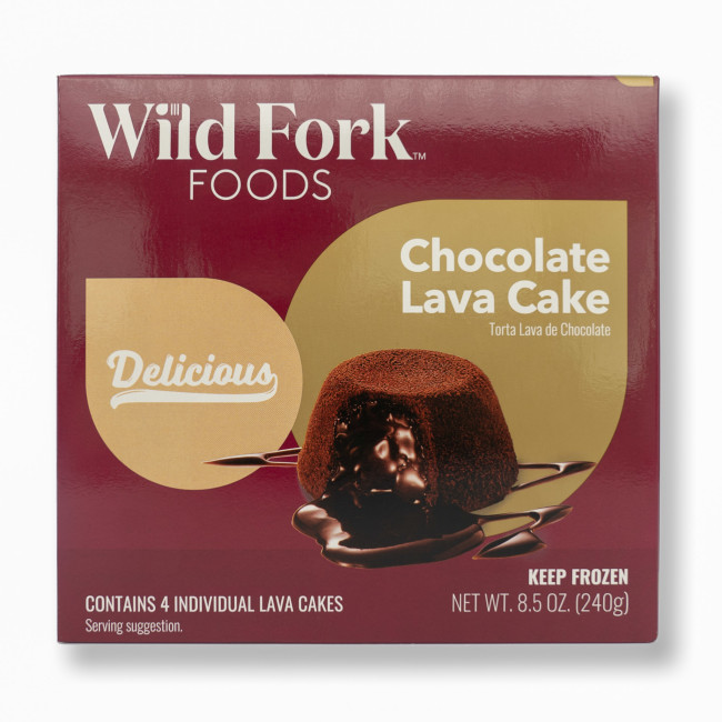 7038 WF PACKAGED Chocolate Lava Cake Breads, Appetizers & Desserts
